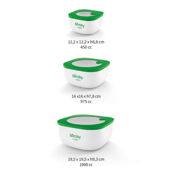 Tris Contenitori per alimenti Bimby® - immagine 2